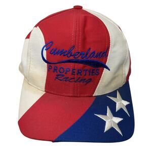 Cumberland Properties Racing USA Snapback Cap Multi One Size Embroidered Kati